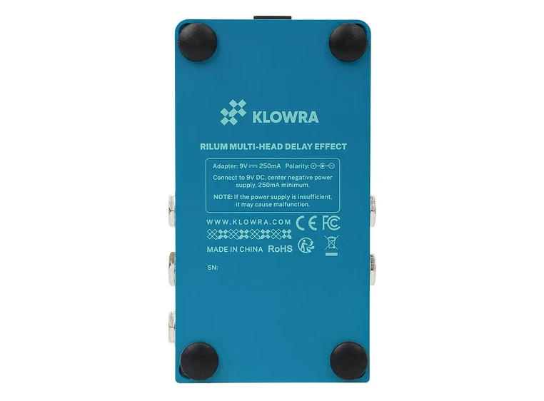 Klowra Rilum Multi-Head Delay Pedal 
