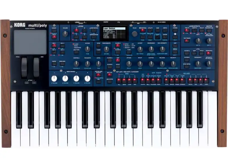 Korg multi/poly Analog Modeling Synthesizer 