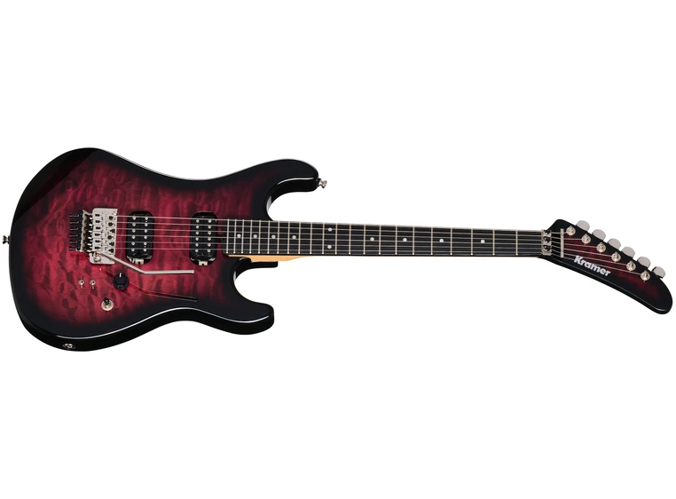 Kramer 84 HH Quilt Magenta Burst Inkl. Premium Gig Bag 