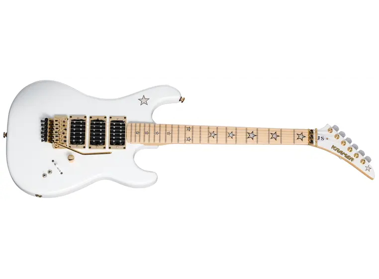 Kramer Jersey Star White Pearl Inkl. Premium Gig Bag 