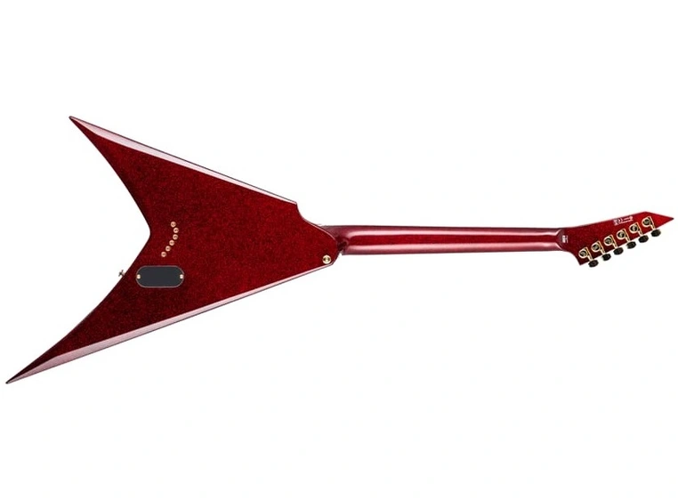 LTD KH-V Red Sparkle Kirk Hammett Signature 