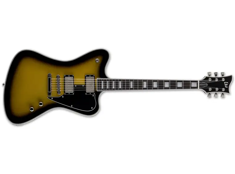LTD Sparrowhawk Vintage Silver Sunburst Bill Kelliher Signature 