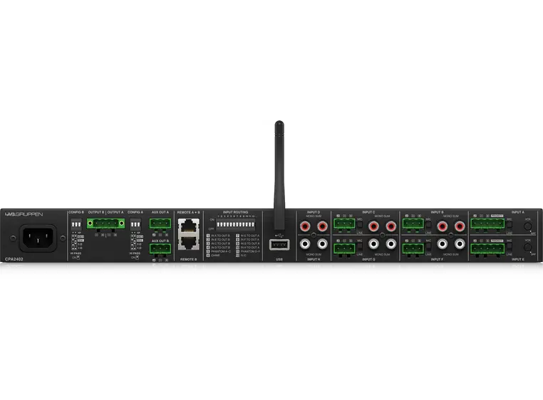 Lab Gruppen CPA2402 2 x 240W Commercial Mixer Amplifier 