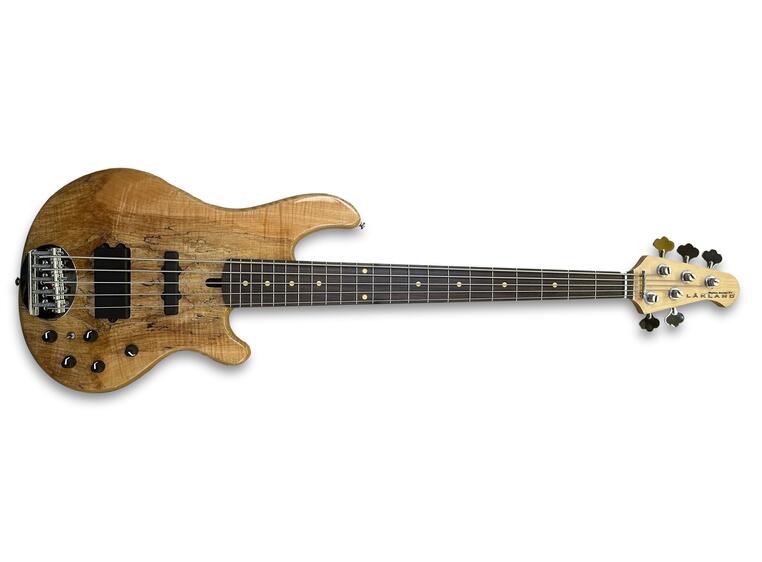 Lakland Skyline 55-02 Deluxe Bass 5-Str Spalted Maple Top, Natural Gloss