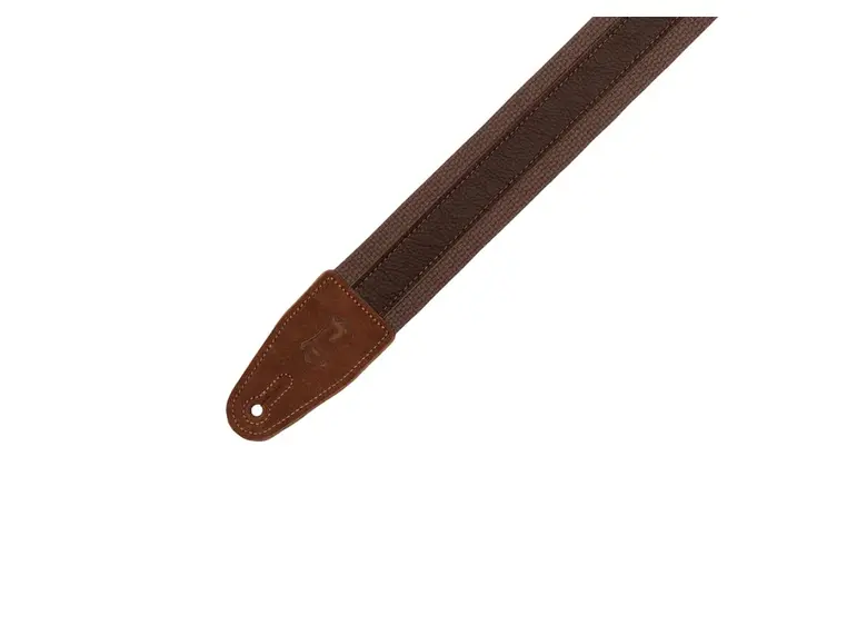 Levy's MC2CG-BRN-DBR 2'' Cotton Combo Adjustable to 60'' BRN Leather Strip on 