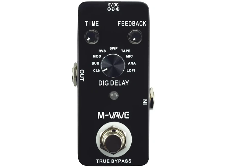 M-vave Dig Delay effektpedal for gitar 