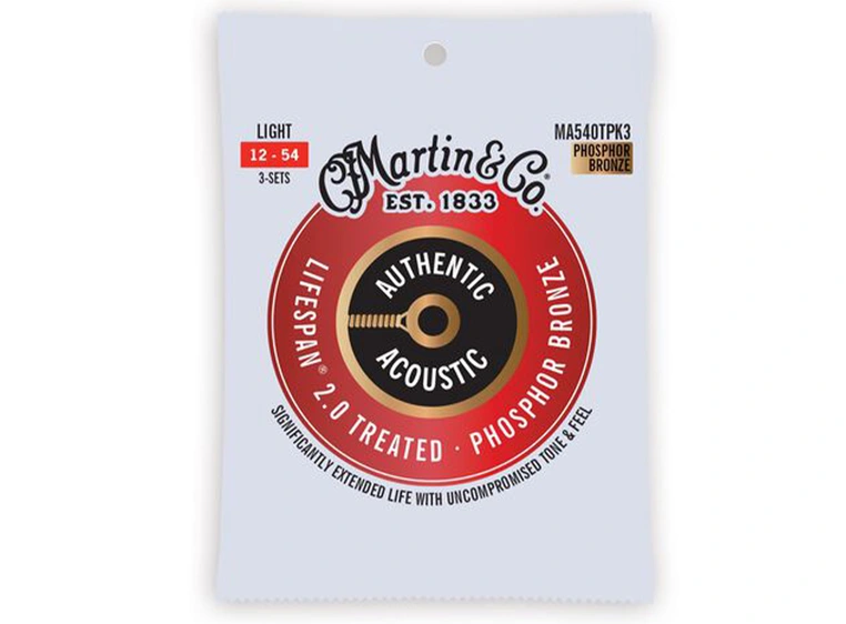 Martin Lifespan MA540T Light 3-pakning (012-054) 