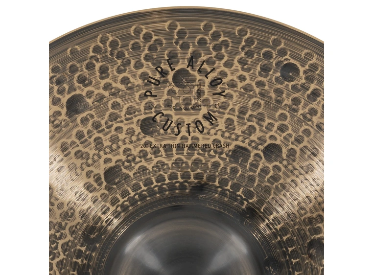 Meinl PAC20ETHC Pure Alloy Custom 20 Extra Thin Hammered Crash 