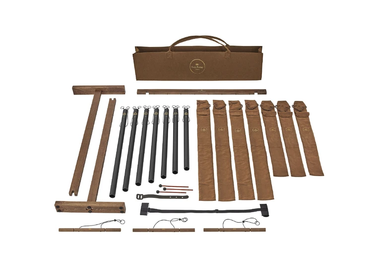 Meinl SBTSETCHA  Chimes Chakra Set Sound Bath Tube, 7 Pcs. 