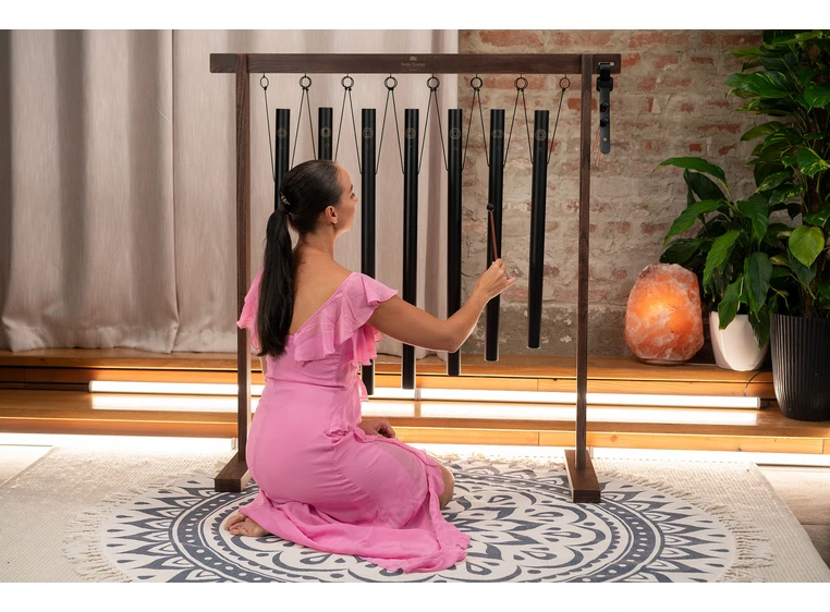 Meinl SBTSETCHA  Chimes Chakra Set Sound Bath Tube, 7 Pcs. 