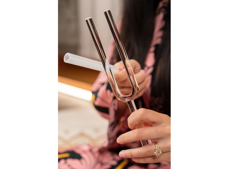 Meinl SOLCTF528 Tuning Fork Solfeggio Crystal, 528 Hz 