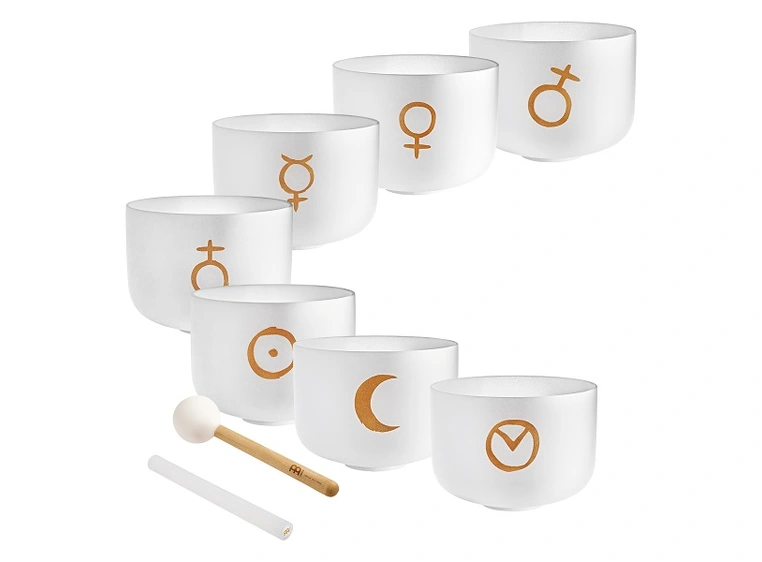 Meinl Sonic En. PCSBSETCHA Plan. Tuned Crystal Singing Bowl Set (7 st.) 
