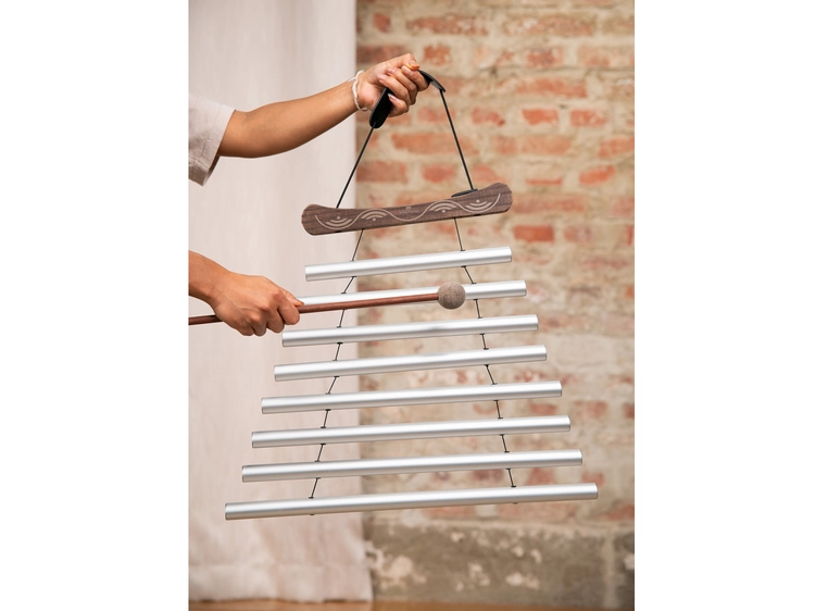Meinl Sonic Energy MFC8CSHMIS Meditation Chime, 2 height, 8Notes, C#Minor, Silver 