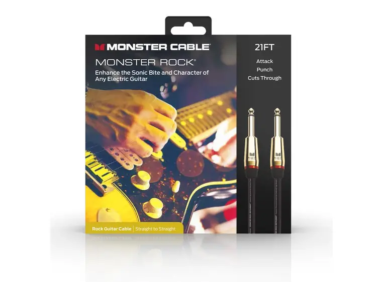 Monster Rock 21 ft. straight 1/4" plugs (600542) 