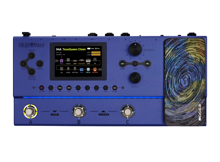 Mooer GE200 PLUS Li Amp Modeling & Multi Effects, w. Battery 