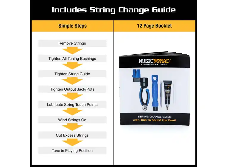 MusicNomad MN218 String Change Tool Kit 