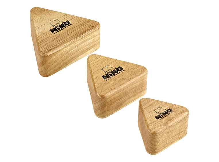 Nino Percussion NINO508 Wood shaker set 3 pcs, Triangular