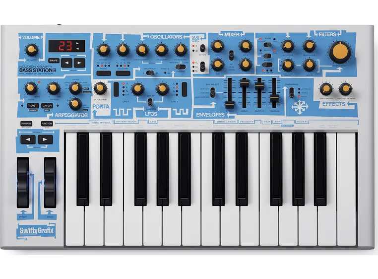 Novation Bass Station II Swifty Ian “Swifty” Swift Edition 