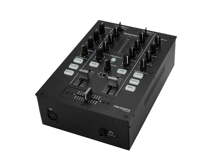 Omnitronic PM-202FX 2-kanals DJ Mixer Med Filter, FX og Bluetooth 