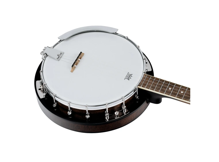 Ortega OBJ150-WB Americana Series Banjo Armrest, Whiskey burst, 18 brackets 