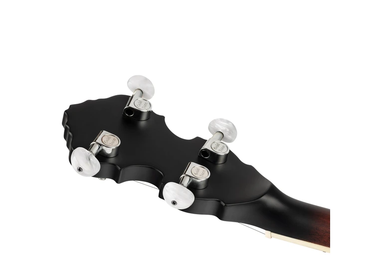 Ortega OBJ150-WB Americana Series Banjo Armrest, Whiskey burst, 18 brackets 