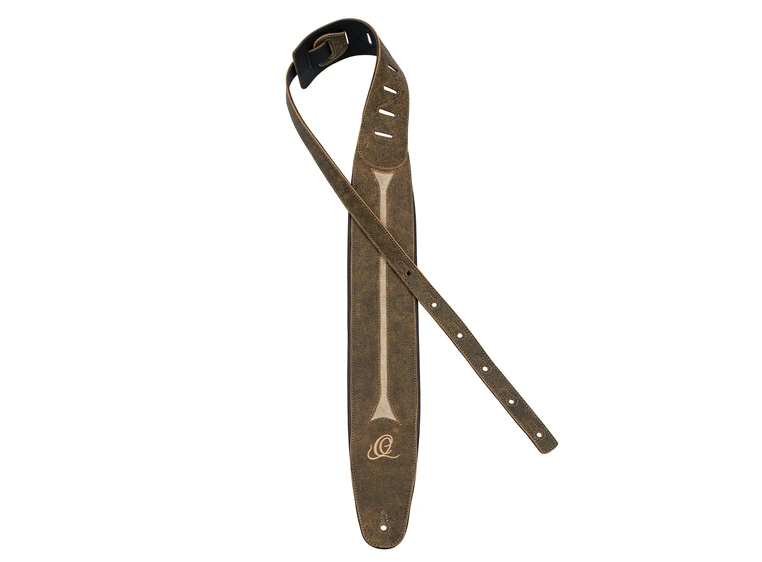 Ortega OSBS-3 Bass Leather Strap Desert stone 