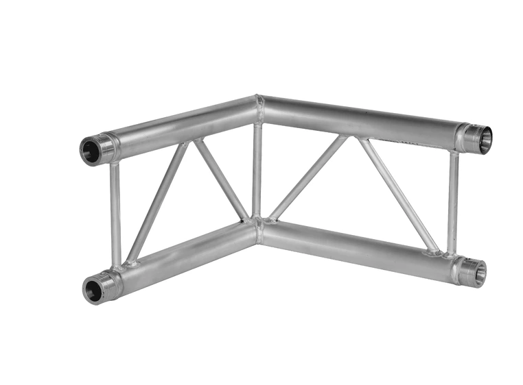 PROLYTE X30L-C003U Stige hjørne 2-Veis 90°, Alu, Ø51x2mm, Stående 