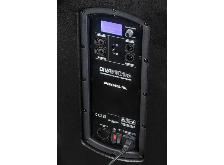 Proel DIVASUB18A Aktiv subwoofer 18" 1500W DSP 