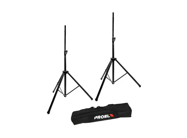 Proel Stage FRE300KIT Høyttalerstativ Bundle med bag, aluminium 