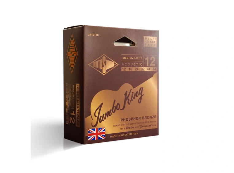Rotosound JK12 Phosphor Bronze (10-Pack) (012-054) 
