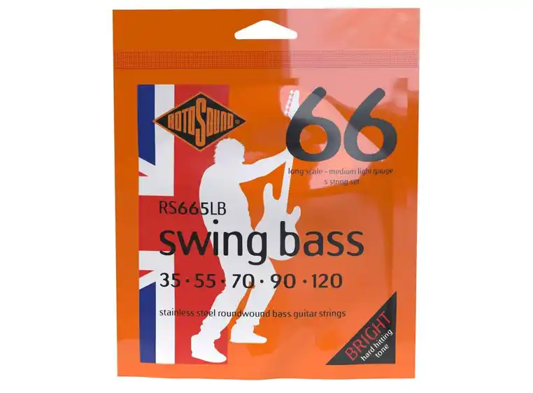 Rotosound RS665LB Stainless Steel (035-120) 5 String 