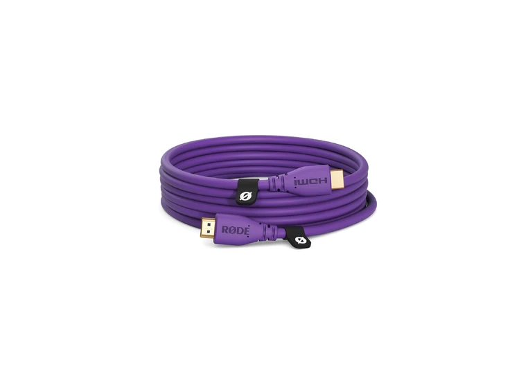 Røde HDMI-kabel 3m Purple 