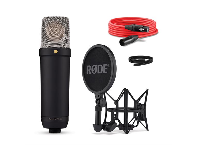 Røde NT1 5th Gen. Black Studio kondensatormikrofon