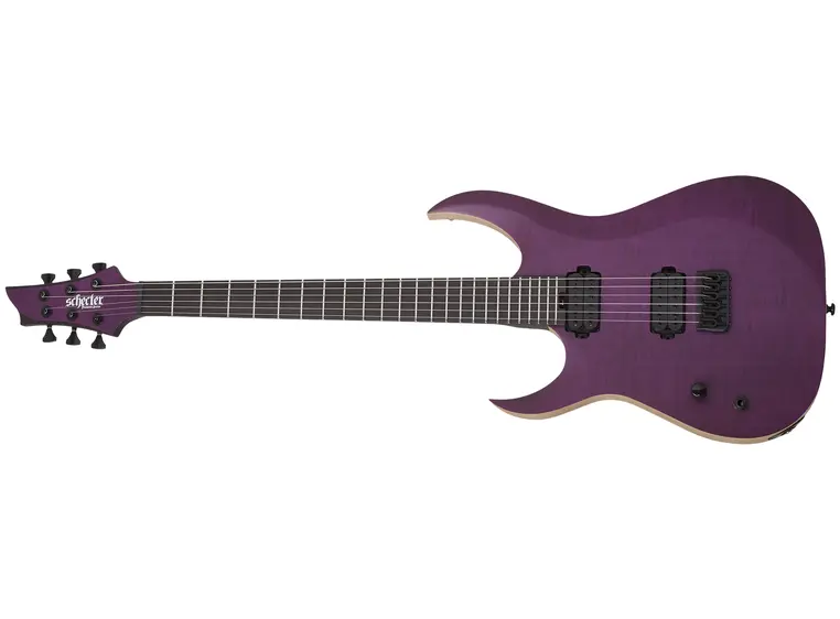 Schecter John Brown Tao-6 Lefthand Satin Trans Purple 