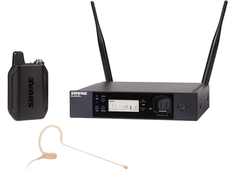 Shure GLXD14R+ Bøylesystem med MX153 2.4 / 5.8 GHz Rackmonterbar 