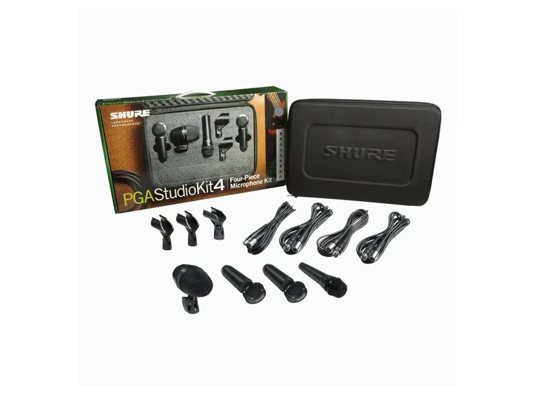 Shure PGASTUDIOKIT4 4Pc Studio Kit PGA52, 57, 181 (X2) 
