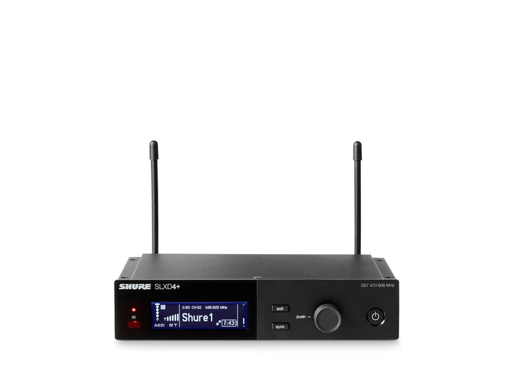 Shure SLXD14+ Bodypack System WL185M G65 (470-606MHz) 