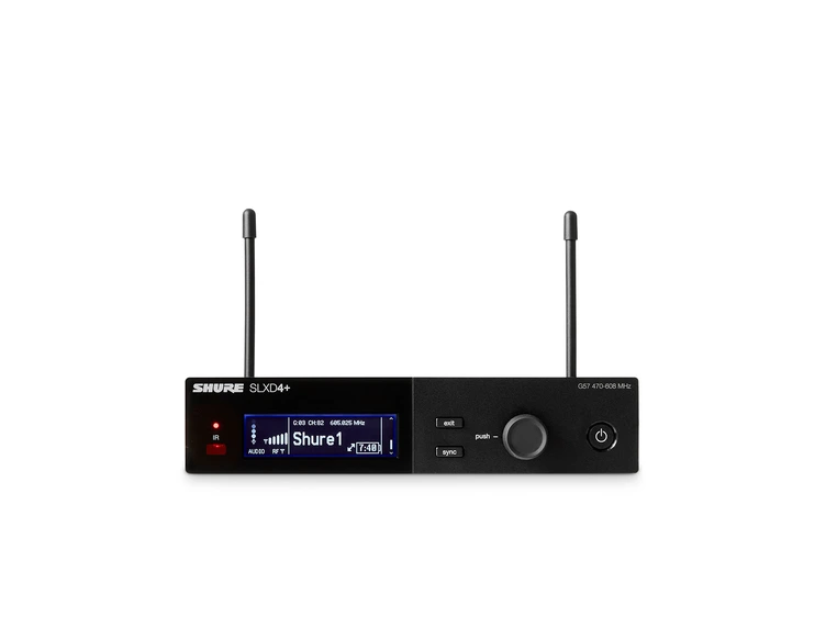 Shure SLXD14+ Bodypack System WL185M G65 (470-606MHz) 