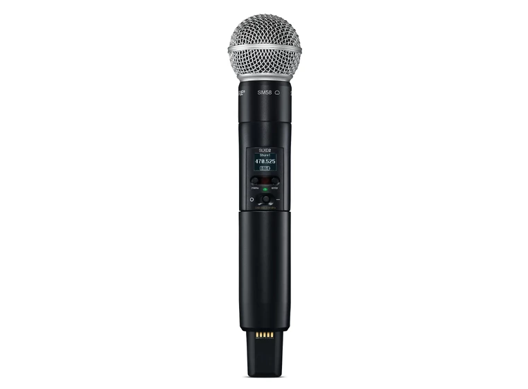 Shure SLXD Portabelt trådløst system H56 (518-562MHz) Med SM58-mik 