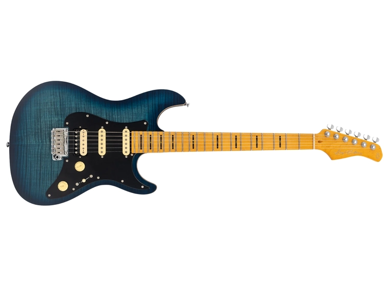 Sire Larry Carlton S7+ FM New Gen Transparent blue satin 