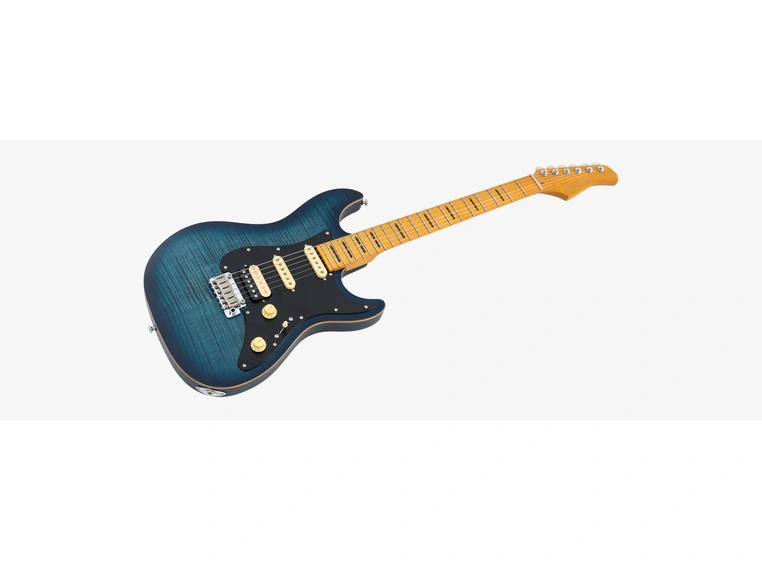 Sire Larry Carlton S7+ FM New Gen Transparent blue satin 