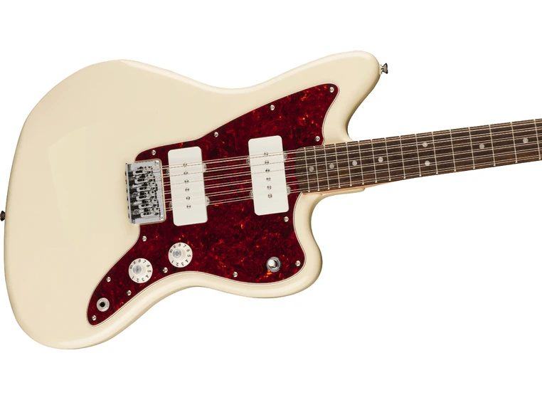Squier Paranormal Jazzmaster XII Olympic White, Laurel Fingerboard 