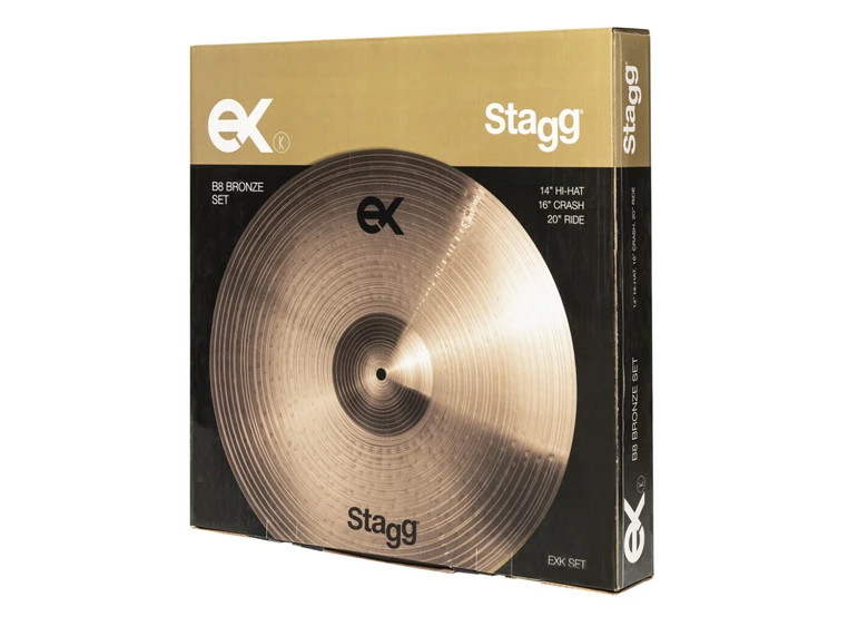 Stagg EXK SET Cymbalpakke B8 Bronze 