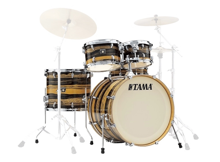 Tama CK52KRS-NET Superstar Classic MA 5pc. Shell-kit, Natural Ebony Tiger Wrap 