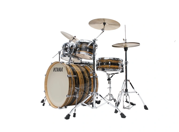 Tama CK52KRS-NET Superstar Classic MA 5pc. Shell-kit, Natural Ebony Tiger Wrap 