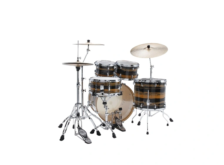 Tama CK52KRS-NET Superstar Classic MA 5pc. Shell-kit, Natural Ebony Tiger Wrap 