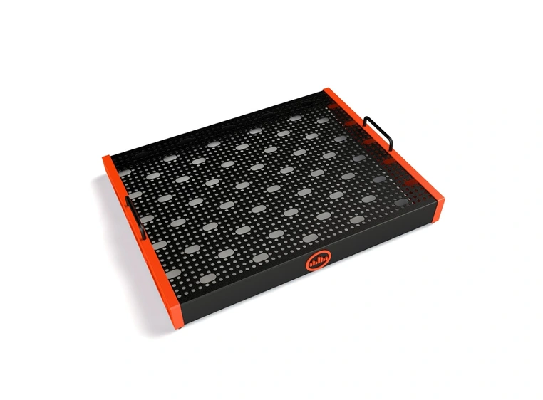 Temple Audio Design TRIO Pedalbrett (42 x 53 cm) - Temple Red 