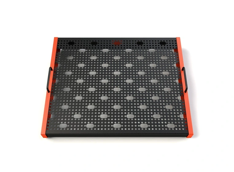 Temple Audio Design TRIO Pedalbrett (42 x 53 cm) - Temple Red 