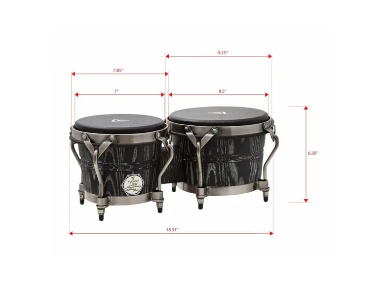 Tycoon 7" & 8½" 30TH Anniversary Celebration Series Bongos 