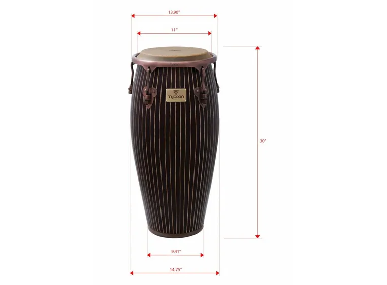 Tycoon Master Hand-Crafted Pinstripe Series Quinto (11") with Single Stand 